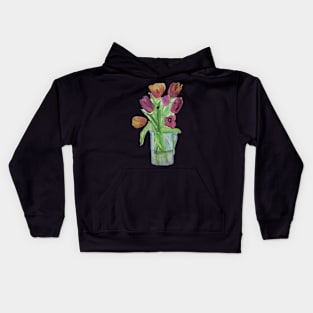 Cup of Tulips Kids Hoodie